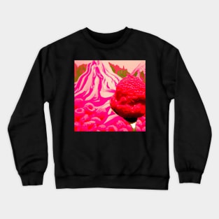 Raspberry Sorbet moutain Crewneck Sweatshirt